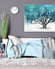 obrazy Obraz na płótnie TURKUSOWE DRZEWO 1
