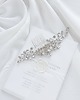 Ślubne ozdoby do włosów Kryształowy grzebień ślubny - silver sparkle 3