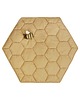 pokój dziecka - różne Mata do zabawy Honeycomb 100 x 100 cm, Planet Bee, Lorena Canals 1