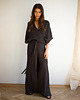 spodnie materiałowe damskie Bluzka kimono Wild antracite 1