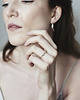 kolczyki srebrne Kolczyki srebrne WAVES Semicircle / silver earrings 3