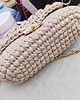 torby na ramię Torebka Craftbags z pufkami Elegant - beżowa ze złotymi dodatkami 2