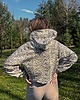 bluza z kapturem damska Bluza dresowa z kapturem w cętki 1