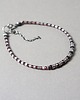 bransoletki wire wrapping Żmijka vol. 4 /garnet/ - bransoletka 4