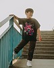 t-shirty dla chłopców T-shirt oversize Teddyland czarna dziecko 1