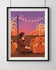 grafiki i ilustracje Plakat Pumpkin Field 1