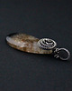 wisiory Cylia - wisiorek z agatem i oksydowanym srebrem, wire wrapping 1