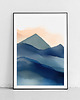 plakaty Plakat Akwarelowe Góry w Pastelach 1
