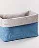 pojemniki kuchenne Lniany  koszyk  Denim +torebka  na chleb 4