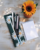 piórniki Etui organizer z tęczowym zamkiem stokrotki handmade OP03 2