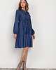 sukienki midi damskie Rozkloszowana sukienka - SUK203 jeans 1