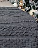 koce i narzuty Elegancki ręcznie dziergany pled 150 x220 cm 4