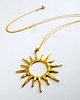 złote naszyjniki NASZYJNIK złote słońce, duże słońce 4