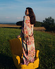 bluzki kimonowe damskie Kimono Flower Turkus LONG 8