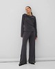 bluzki z długim rękawem damskie Longsleeve Bloom modal antracite 2