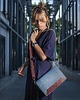 torby na ramię Torebka skórzana szara Agnese 1 marki Bolsa 1