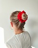 gumki do włosów Gumka jedwabna, scrunchie, frotka płomienna  MAXI 1