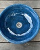 umywalki UM8 Umywalka ceramiczna, niebieska, okrągła 3