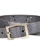bransoletki skórzane Double Wrap Grey Phyton with Stones Bracelet 2