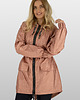 kurtki damskie Kurtka Parka Raindrops ROSE 1