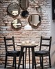 lustra stojące i wiszące Lustro - plaster drewna (rozmiar M) 3