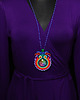 wisiory Kolorowy wisior soutache z mandalą 8
