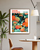 plakaty PLAKAT dekoracyjny , kwiaty Yayoi Kusama, łąka abstrakcyjna 7