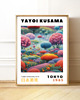 plakaty PLAKAT dekoracyjny , Yayoi Kusama, wystawowy, kwiaty 2