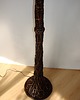 lampy podłogowe Lampa podłogowa z rattanu , lata 50 4