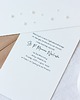 kartki scrapbooking Perłowe. Zaproszenia z perłami na studniówkę 1
