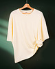 t-shirt damskie Ecri Unisex Oversize T-Shirt Basic 1