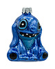 bombki Bombka choinkowa szklana ręcznie malowana: Stitch: ciemoniebieski 1
