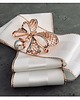 broszki Brosza  White z Kokardą Rose Gold 3