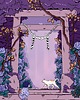 grafiki i ilustracje Plakat "Brama Torii i neko" 1