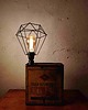 lampy stołowe Lampa industrialna z puszki po oleju silnikowym PRL 1
