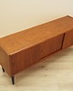 komody Sideboard tekowy z lat 70. z drzwiami przesuwnymi, Dania 6