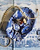 pojemniki na biżuterię Talerzyk na biżuterię - Portugalski błękit II 6