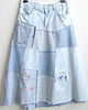 spódnice maxi Patchworkowa spódnica jeans r.48 1