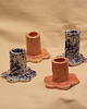 świeczniki i świece Świecznik ceramiczny w kropki 3