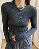 bluzki z długim rękawem damskie Sweatshirt Bella graphite 4