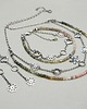 bransoletki wire wrapping Turmaliny ombre /flower/-  bransoletka 3
