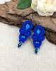 kolczyki soutache Anya kolczyki sutasz romantyczne małe lekkie chabrowe 2
