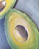 obrazy Awokado Obraz Olejny 40x40 Kuchnia Jadalnia Nowoczesny Loft Avocado 5