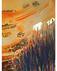 obrazy Obraz ręcznie malowany na płótnie 70x100 cm - Błysk zachodu 4