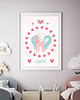 obrazy i plakaty do pokoju dziecięcego Plakat JEDNOROŻEC z imieniem dla dziewczynki unicorns 2