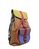 plecaki Plecak damski kolorowy skórzany regulowane szelki pojemny OLIVKA 1