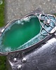 bransoletki wire wrapping Zielona łąka  - bransoletka regulowana 1