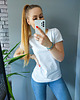 t-shirt damskie T-SHIRT OVERSIZE I275 BIAŁY 3