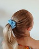 gumki do włosów Gumka jedwabna, scrunchie, frotka blue lagoon MIDI 2