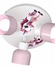 lampy do pokoju dziecka Dziecięca lampa sufitowa z nadrukiem laserowym led unicorn jednorożec E27 LED 2